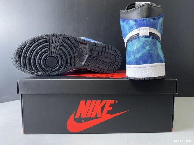 OG Tie-Dye CD0461-100 Jordan 1 Air High 0629